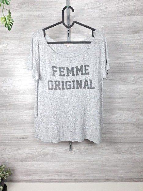 SHE She T-Shirt Statementshirt Printshirt Femme Original Kurzarm 36 Size S