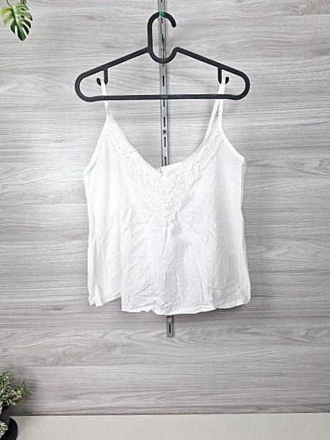 Primark Spitzentop Trägertop Spaghettitop Lochstickerei 38