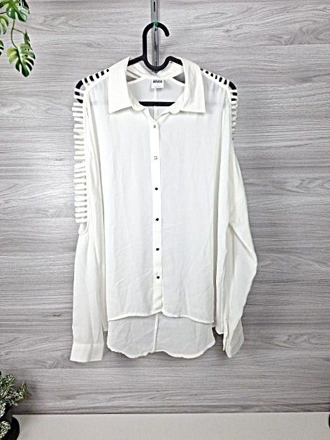 Vero Moda Vero Moda Bluse Hemdbluse Cut Out Schulterdetails Langarm 36 Size S