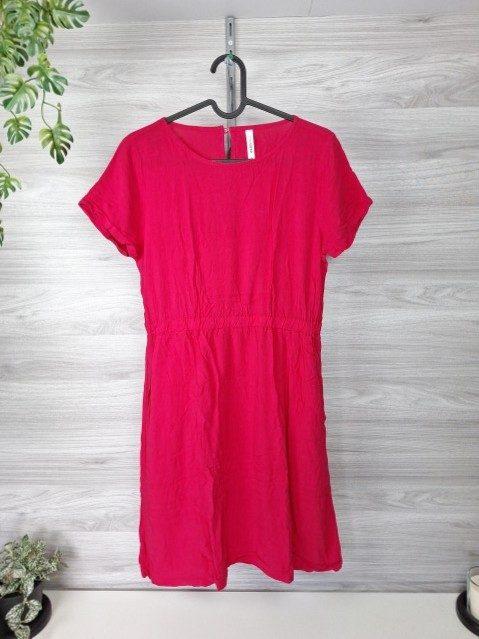 Essentials Essentials Sommerkleid Freizeitkleid Kurzarmkleid Minikleid Taillenkleid Gr 36 Size S