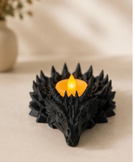 Ohne Marke Drachen LED Teelichthalter