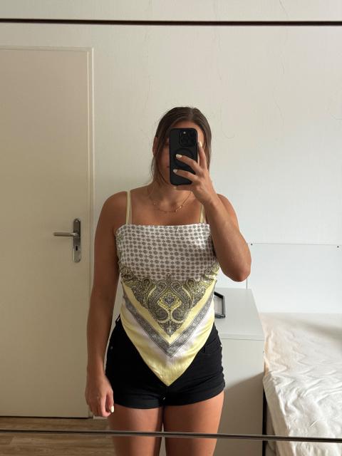 Sommer Top mit schnürung am Rücken Size Einheitsgröße