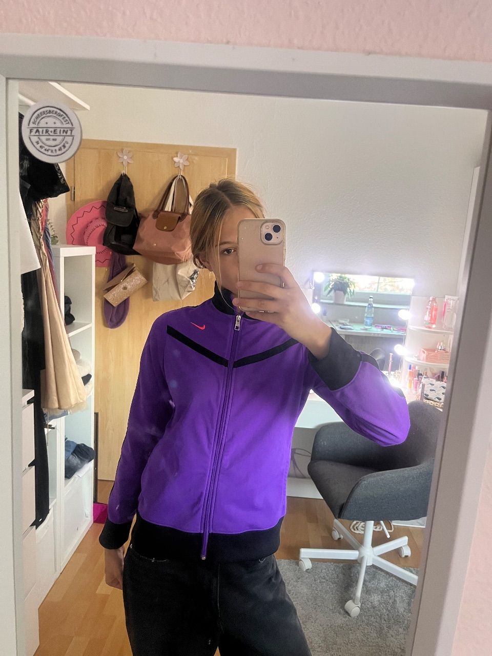 Nike Nike Jacke lila  Size S