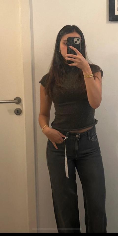 Gina Tricot Graue Jeans Size XXS