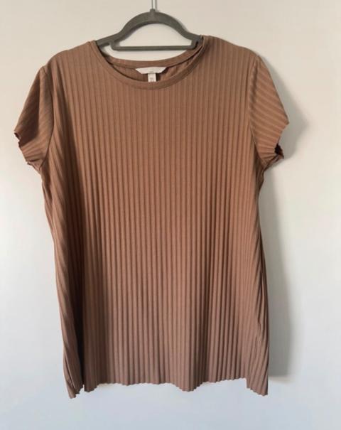 H&M T-Shirt Rippstoff Size XL