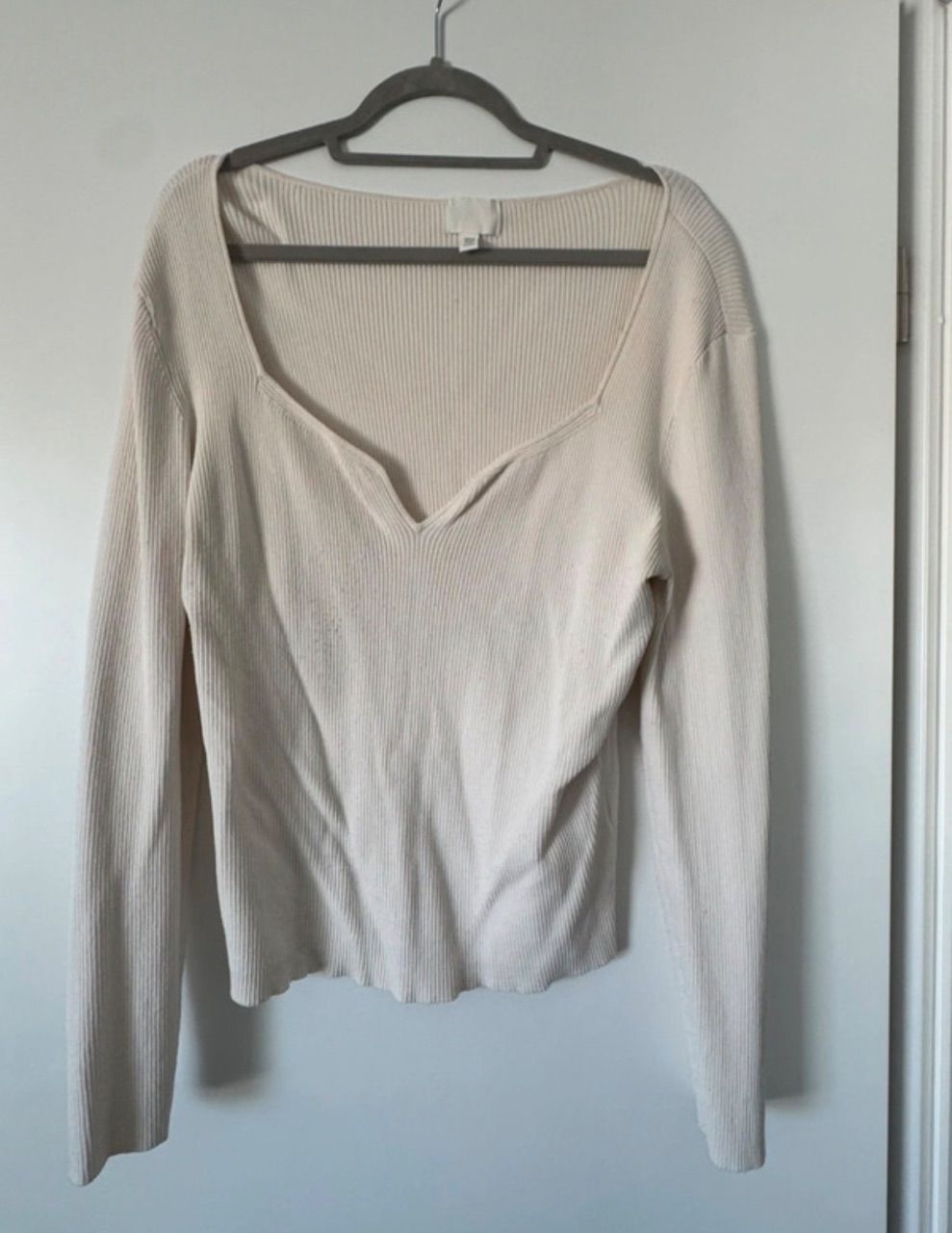 H&M Gerippter Pullover Oberteil Size XXL