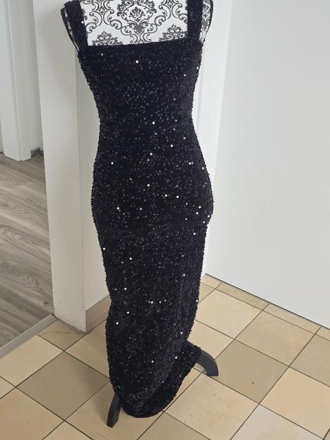 Miss Ord Miss Ord | Pailletten Maxikleid Gr. S Size S