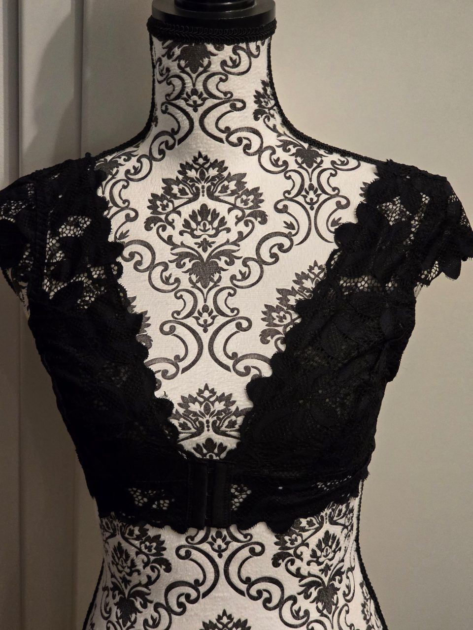 Ohne Marke Spitzen-Bralette | Gr. S | Schwarz Size S