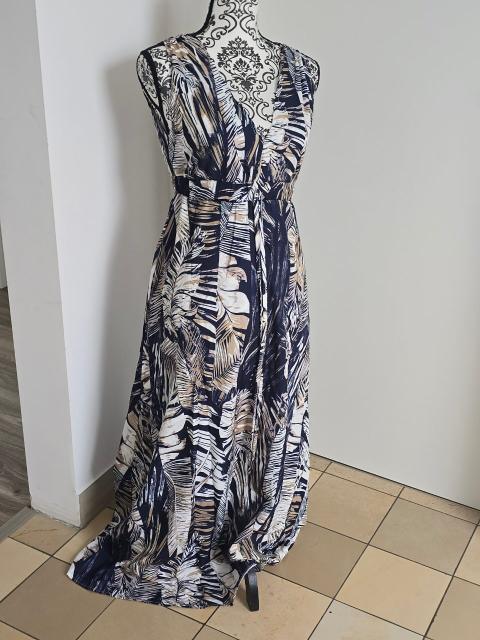 Unbekannt Maxikleid Tropical Print Gr. S | Neu mit Etikett Size S