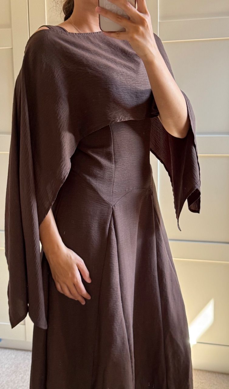 shein cape kleid Size S