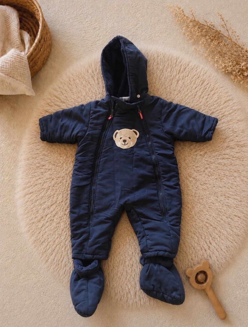 Schneeanzug Kinder, Wagenanzug, Baby, Einteiler Gr. 68 Size 68