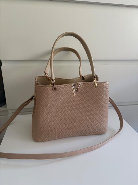 Ohne Marke Crossi Handtasche beige