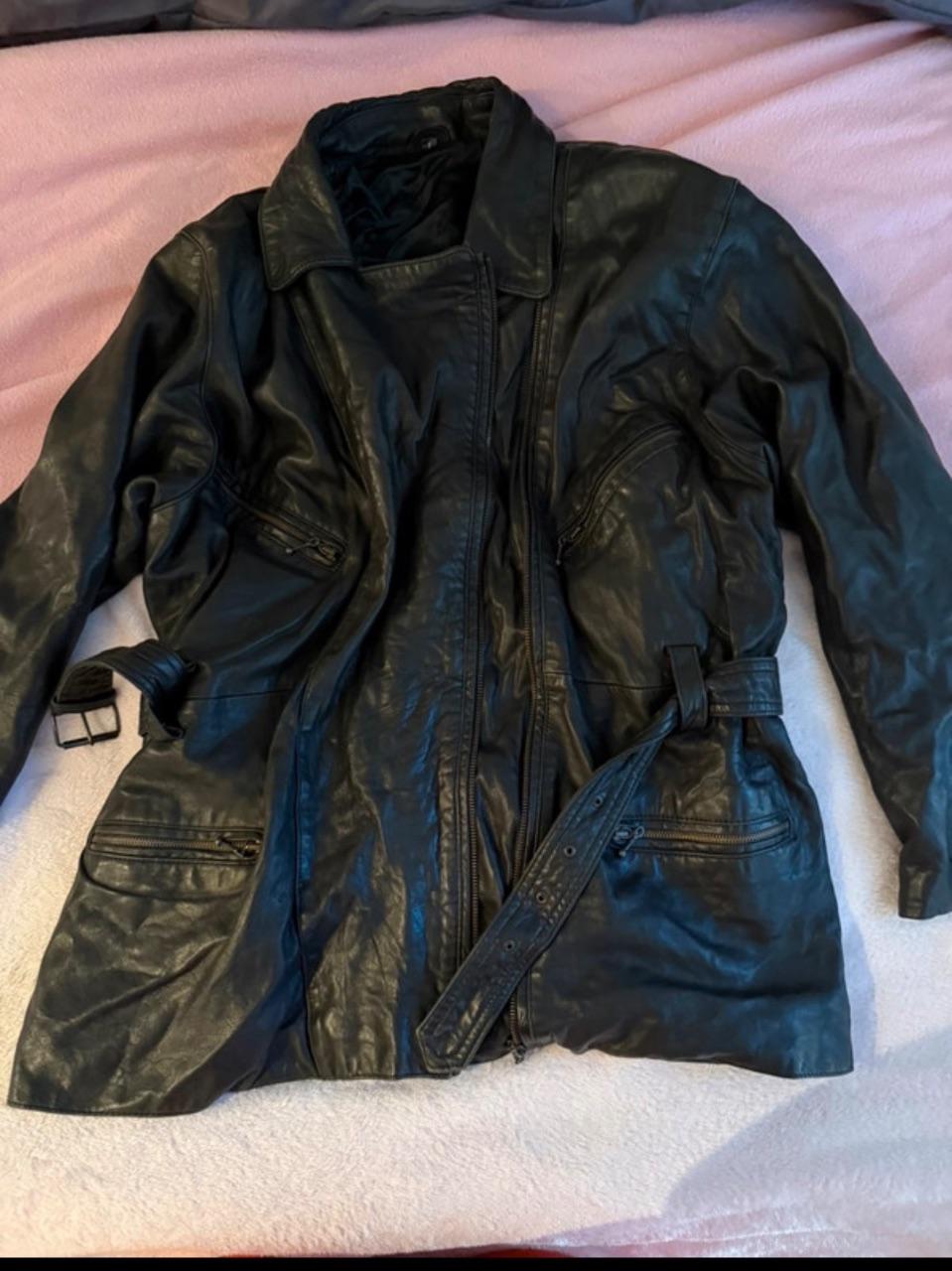 Lederjacke aus echtem Leder