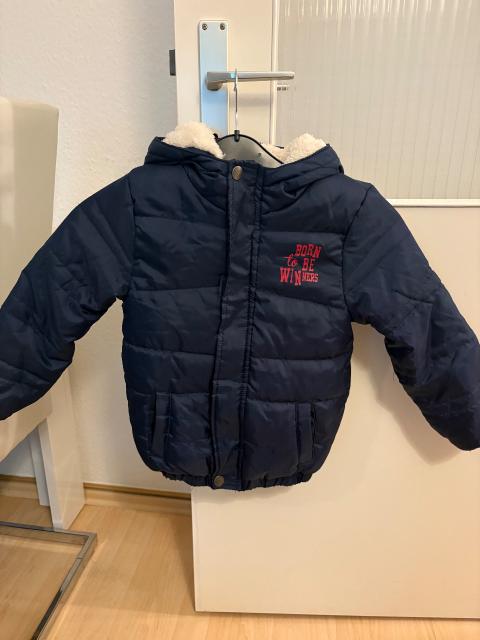 Lupilu Lupilu Winterjacke Gr. 116 Dunkelblau gefüttert mit Kapuze Size 116