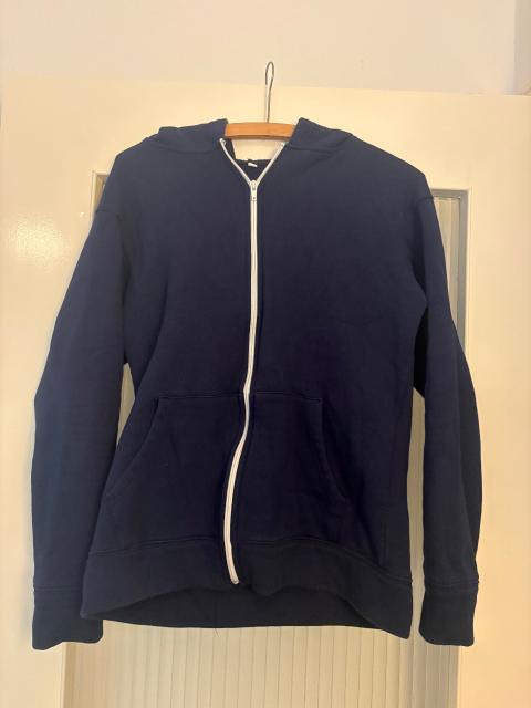 Ohne Marke Dunkelblauer gefütterter Hoodie / Sweatjacke – Gr. L fällt kleiner aus Size L