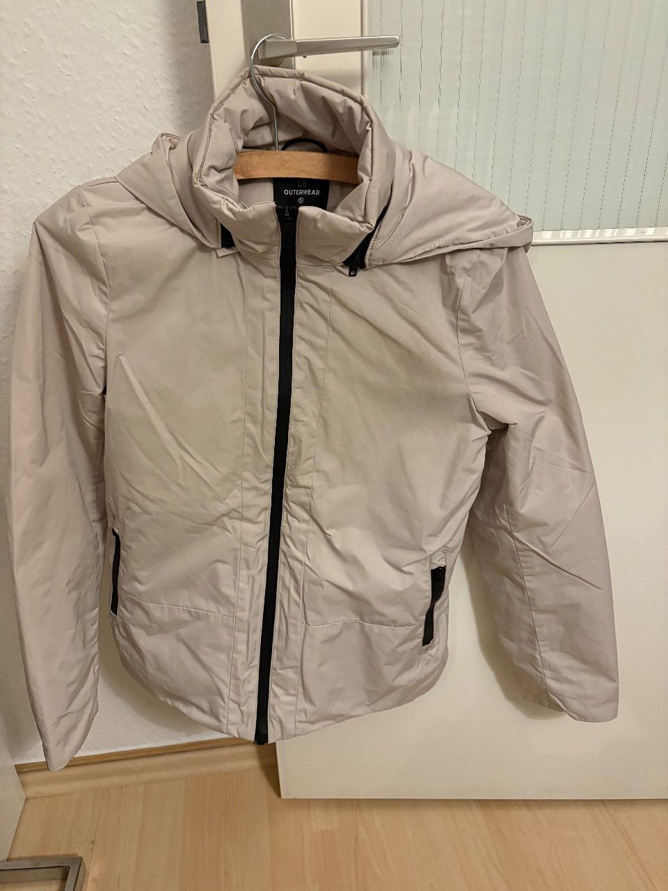 C&a Beige Übergangsjacke | The Outerwear | Gr. XS | mit Gebrauchsspuren Size XS