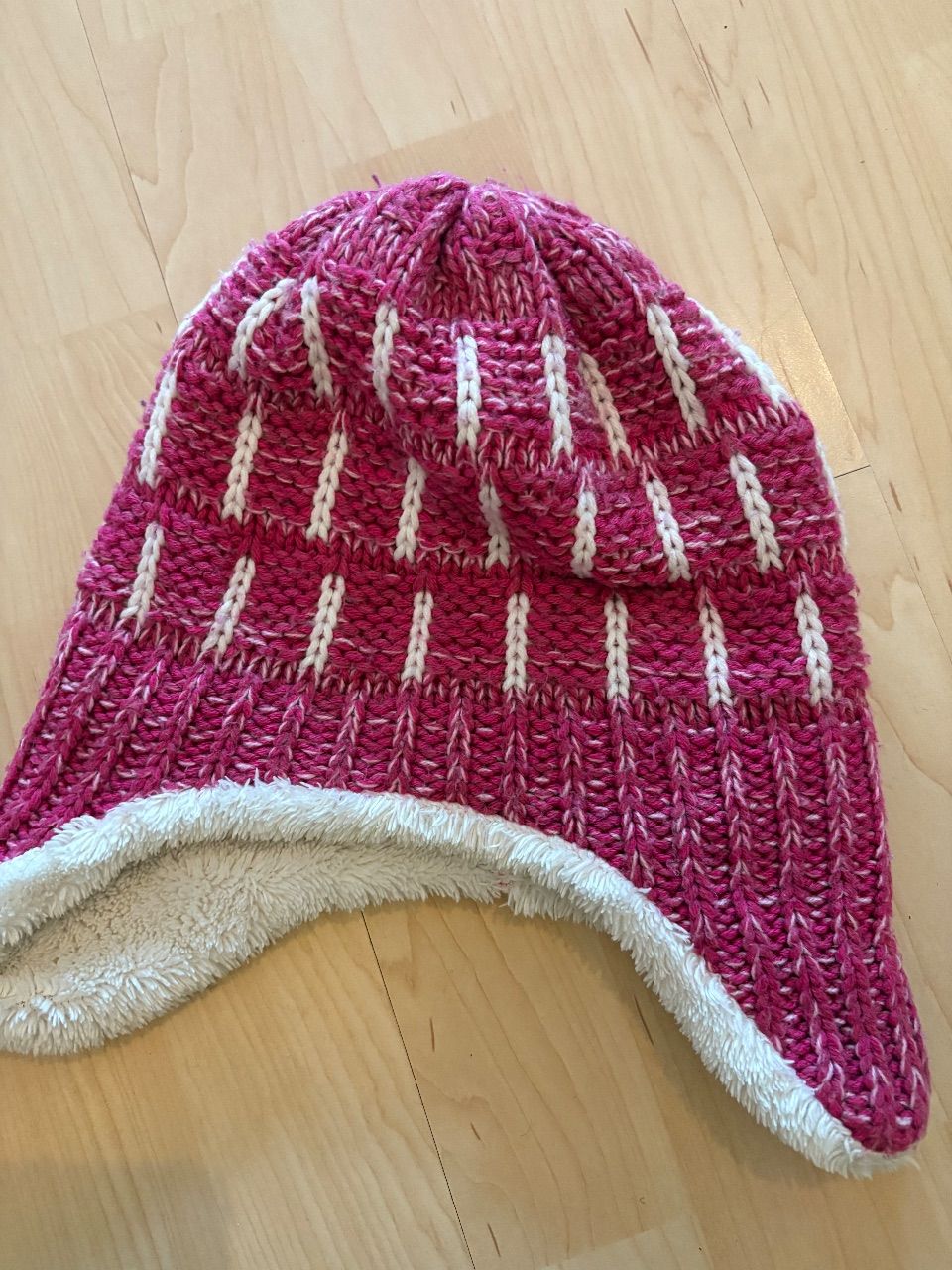 Ohne Marke Pinke Kinder Wintermütze • Fleecefutter • sehr warm