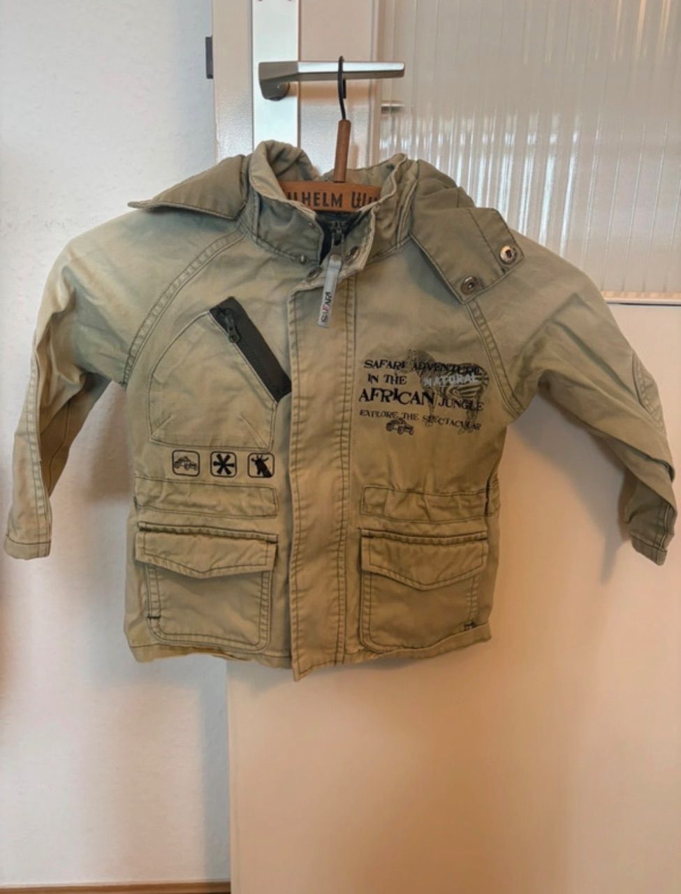 Bob der Bär  Jacke Grösse 92 Safari Jacke mit Kapuze Size 92