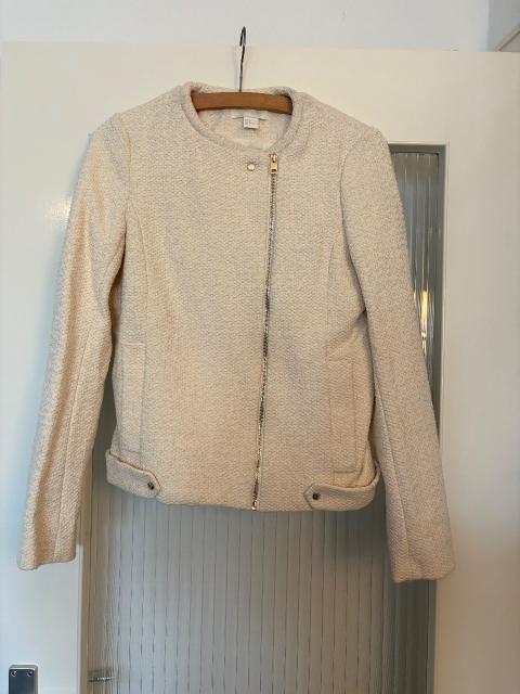 H&M H&M Übergangsjacke Creme Beige S – neu ohne Etikett Size S