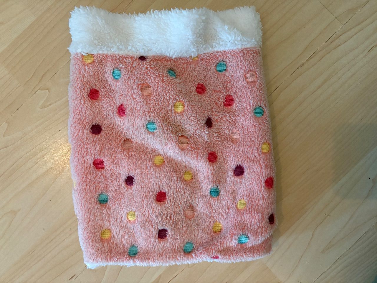 Infinity Kids  Infinity Kids Kinder Loop Schlauchschal rosa Punkte Teddyfleece