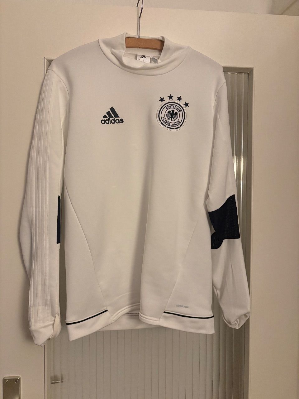 Adidas Adidas DFB Herren Trainingspullover Climacool Weiß Gr. S Size S
