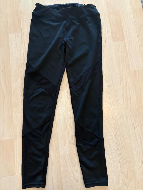 Shein Schwarze Leggings Gr. S mit Mesh Einsätzen Size S