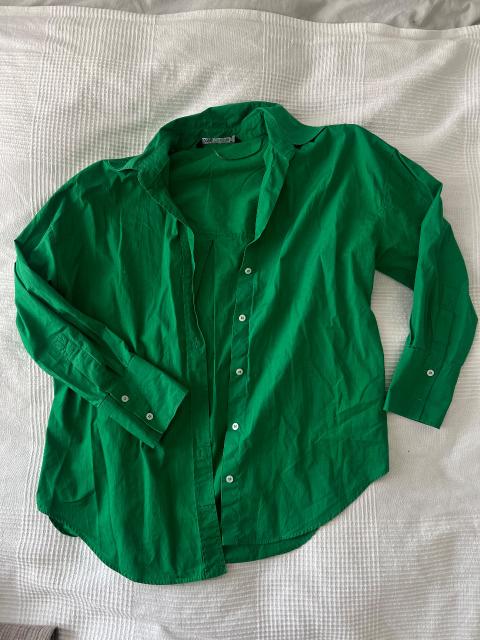 Zara Grünes Zara Hemd Size XS