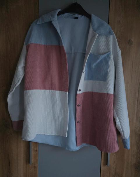 Shein Hemdjacke im Kordstil Size L