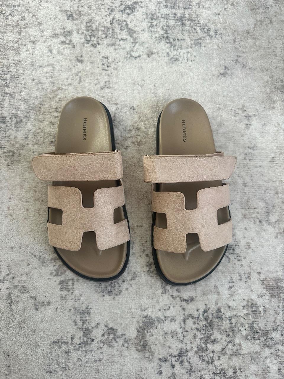 Hermes Sandalen beige 37
