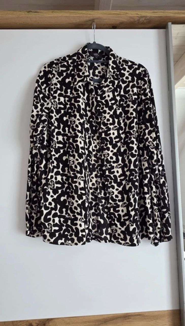 Gina Benotti Gina Benotti Bluse Gr. M 40/42 – Schwarz-Weiß gemustert Size M