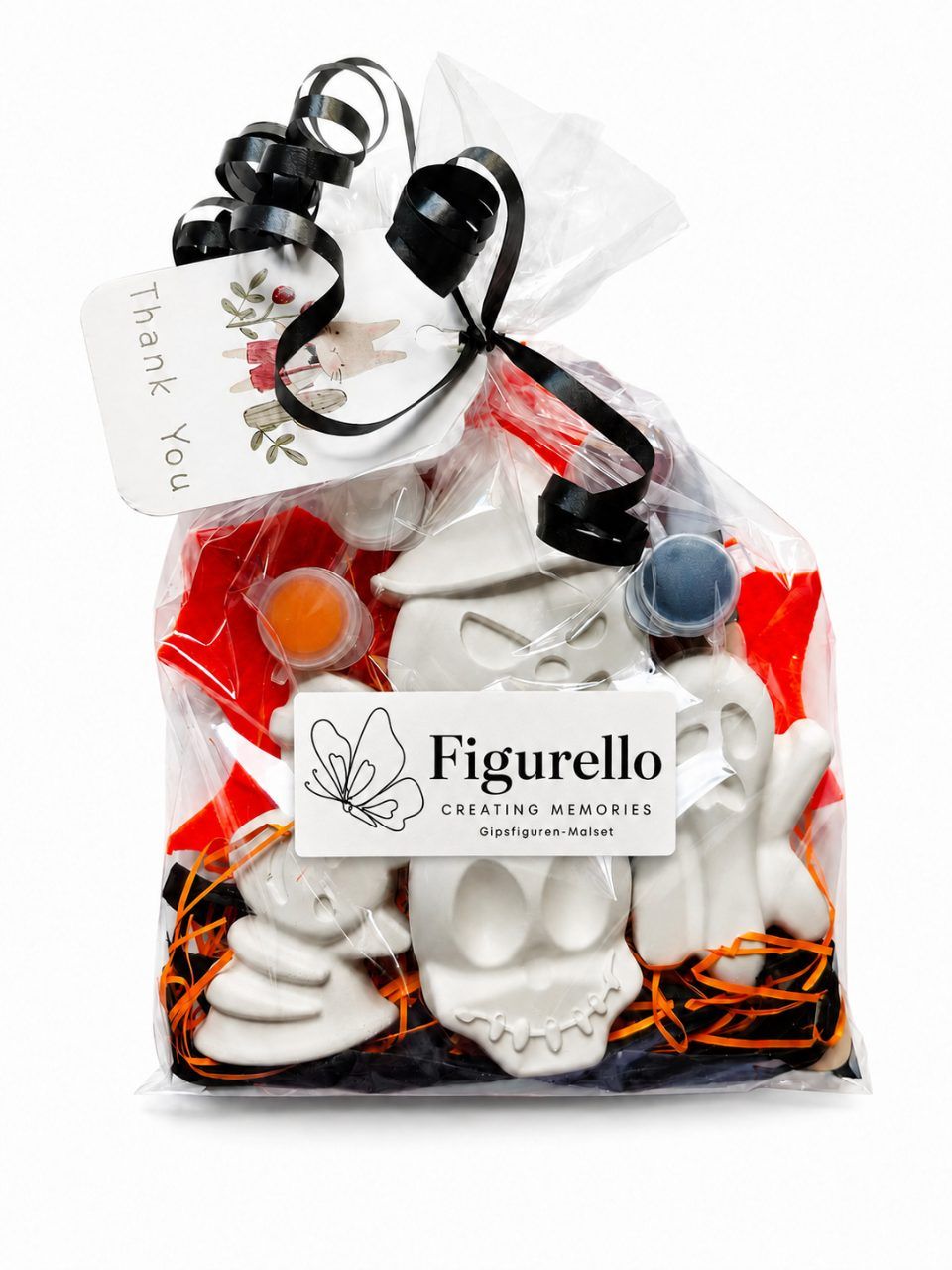 Ohne Marke Halloween Gipsfiguren-Set zum Bemalen 