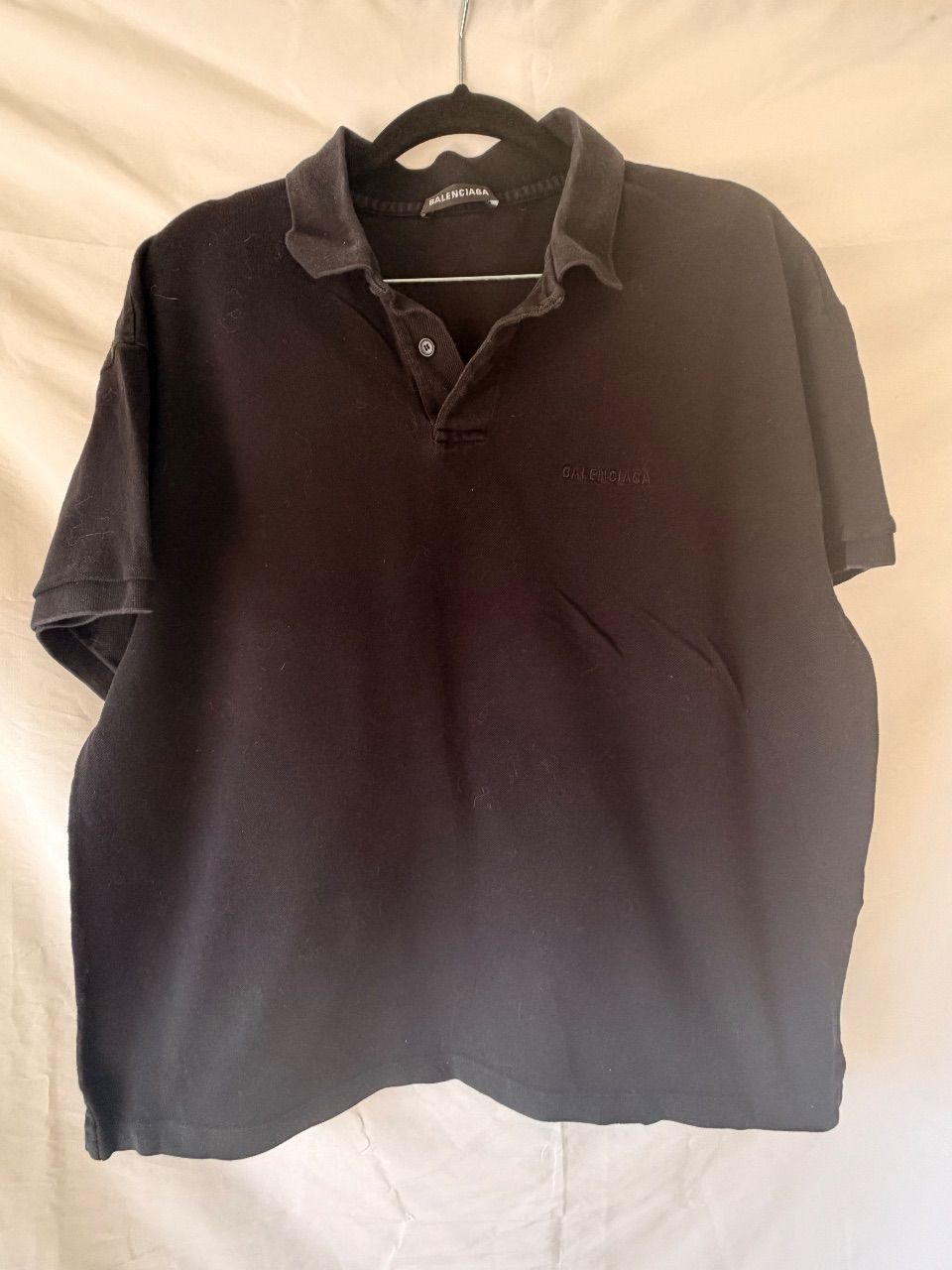 Balenciaga Schwarzes Balenciaga Polo Größe L Size L
