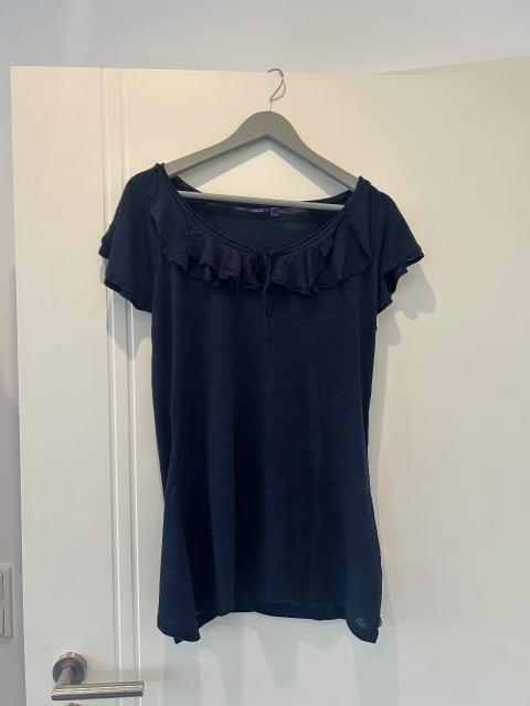 Mexx Mexx kurzärmlige Bluse Gr.S dunkelblau Size S