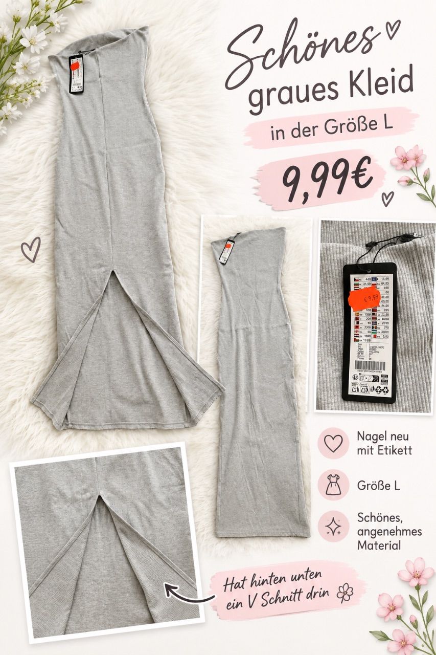 New Yorker  Graues schönes Kleid Size L