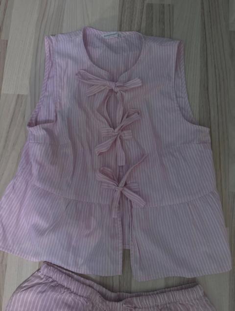 Stradivarius Rosa Zweiteiler Size M