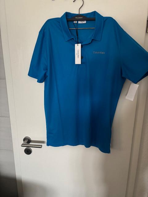 Calvin Klein Calvin Klein Polo Shirt Herren Golf Sport Blau Gr.M Size M
