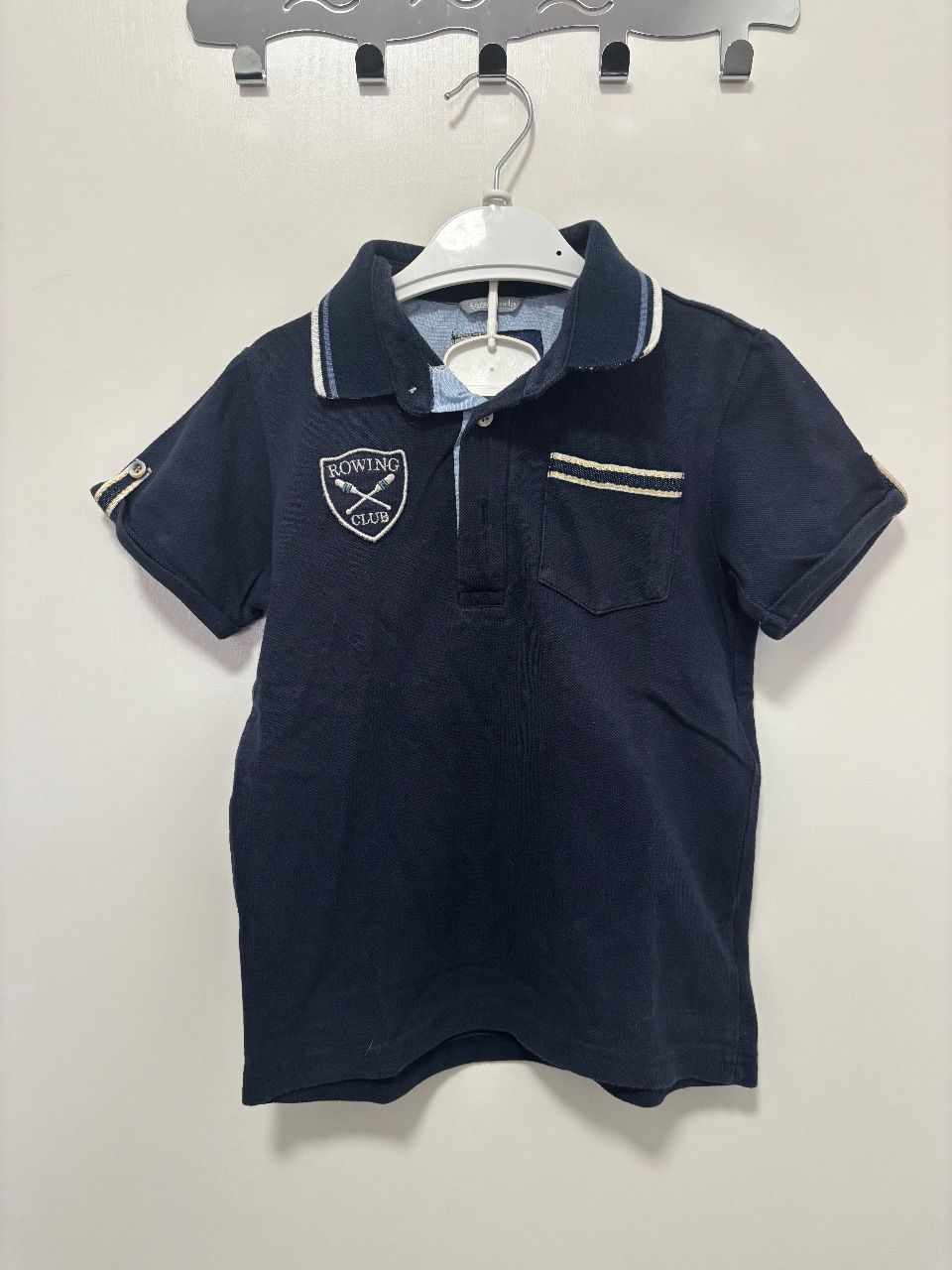 Sarabanda Polo Shirt Sarabanda Kinder Blau Gr.110 Size 110