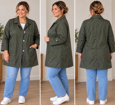 Reality Damen Regenjacke 42 khaki Size 42