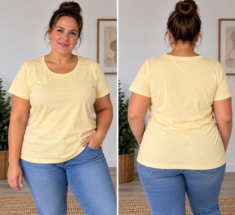 Giorgio Damen Tshirt 48 Gelb Size 48