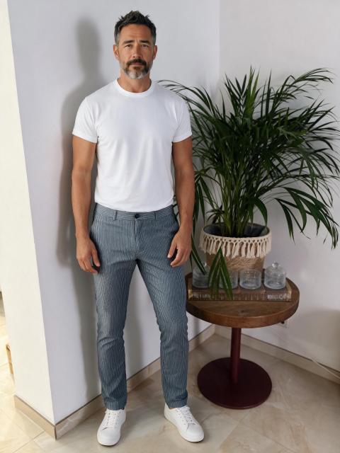 Herren Hose 33/32 Grau