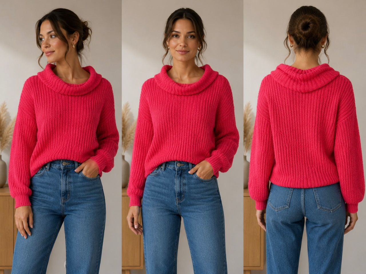 Damen Pullover s pink  Size S