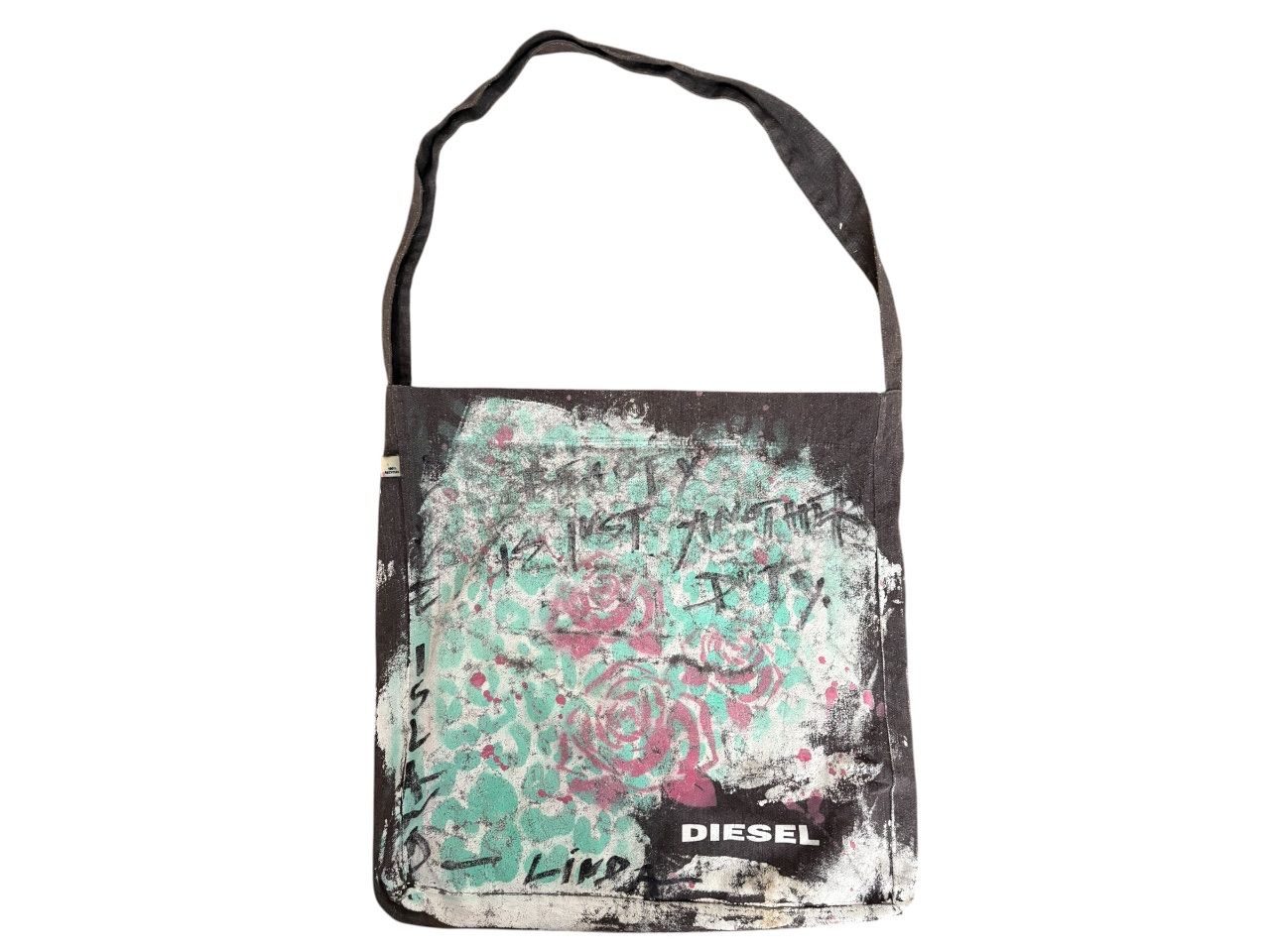 Diesel Damen trage Tasche grau Diesel 