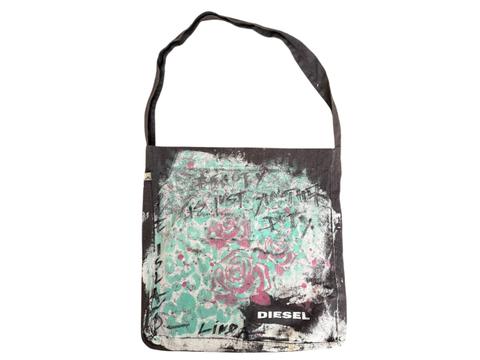 Diesel Damen trage Tasche grau Diesel