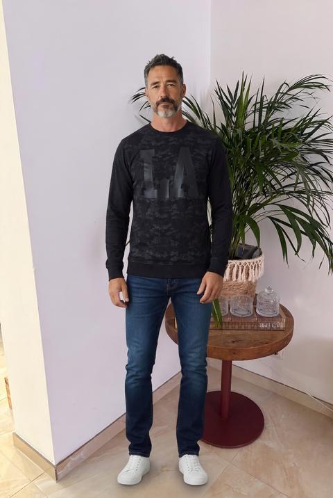 Dmg Herren Pullover, schwarz, grau, S Size S