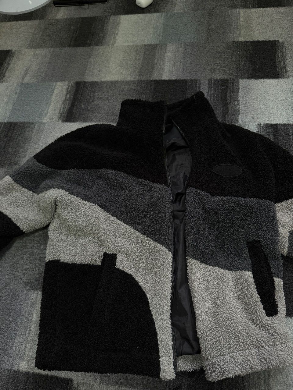 Fleecejacke Hustlerstudios in Größe S Size S