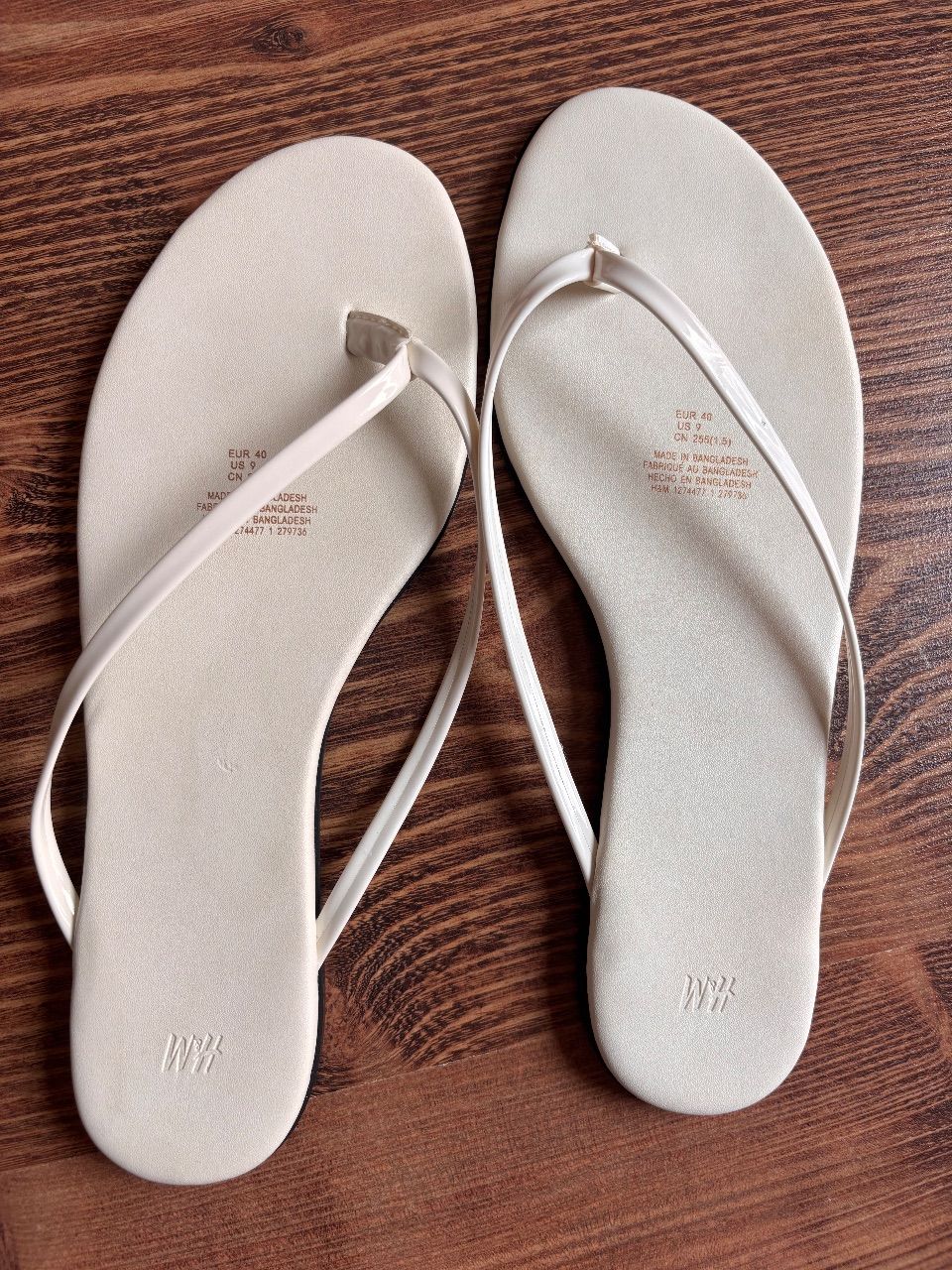H&M Weiße Sandalen  Size 40