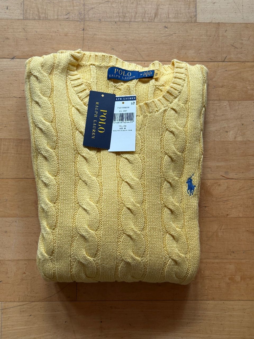 Ralph Lauren Neuer,orginaler Polo Ralph Lauren Strickpullover in Gelb Gr M Size M