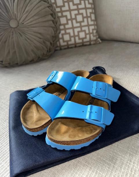 Birkenstock Birkenstock Arizona Größe 38 skyblue neuwertig Size 38