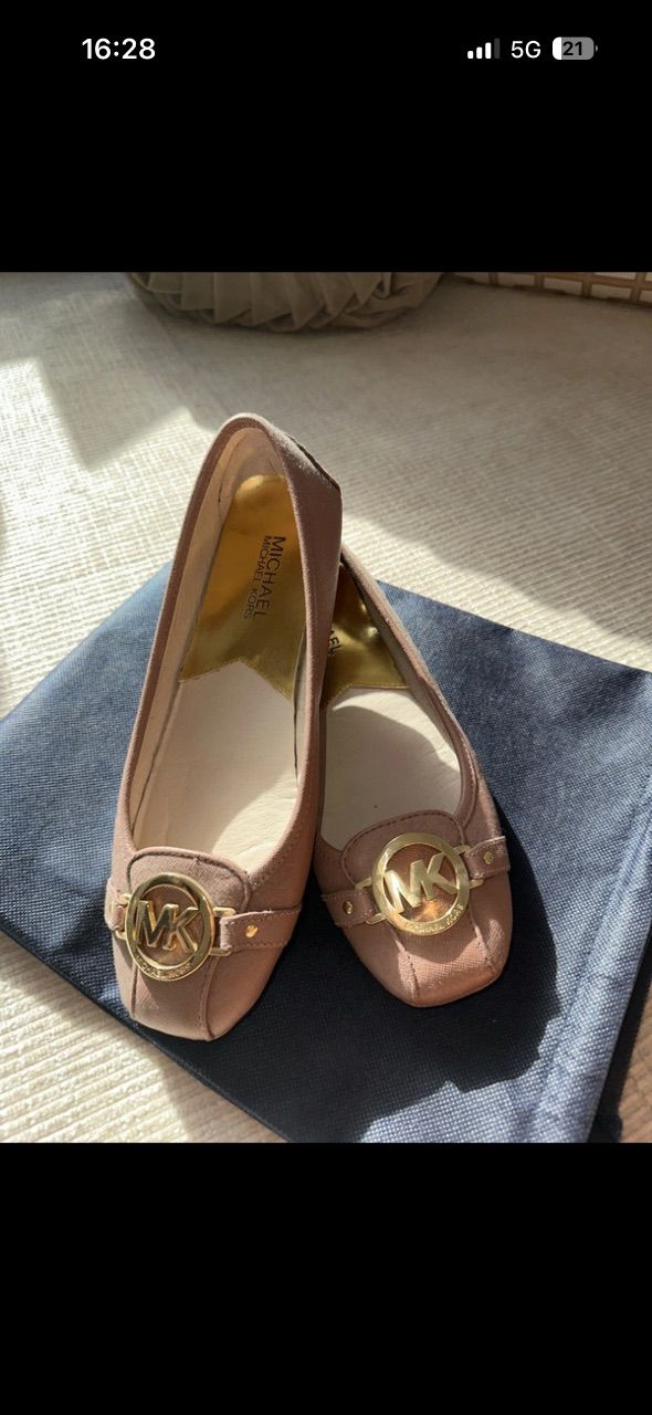 Michael Kors  Michael Kors Ballerina rosa Größe 38 neuwertig  Size 38
