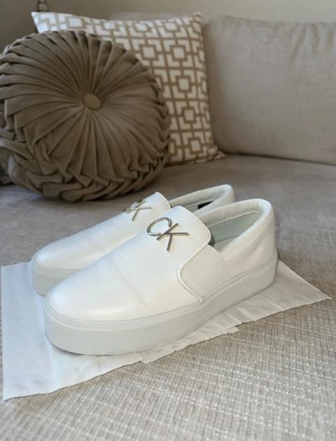 Calvin Klein Calvin Klein Sneaker Slipper weiß Größe 37 neuwertig Size 37